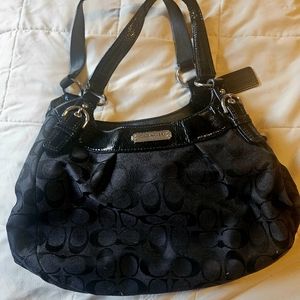 Black coach bag